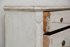 Large Pair of Antique Swedish Gustavian Style Painted Chests, 19th Century