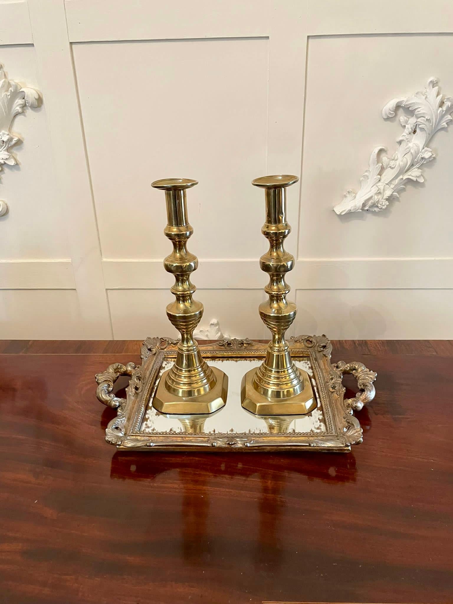 victorian candlesticks