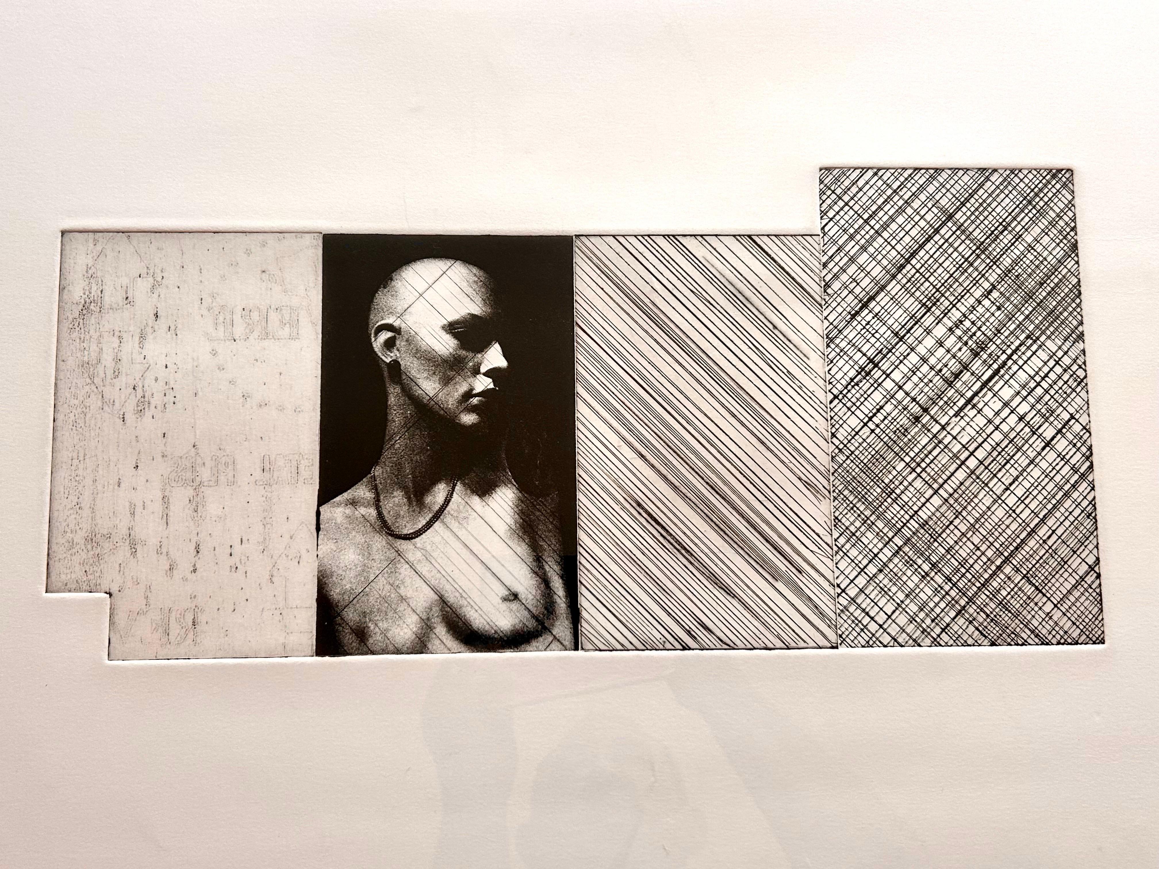 Large Pair of Aquatint Etchings 1982 Ed Moses For Sale 3