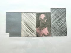 Grande coppia di acqueforti all'acquatinta 1982 Ed Moses