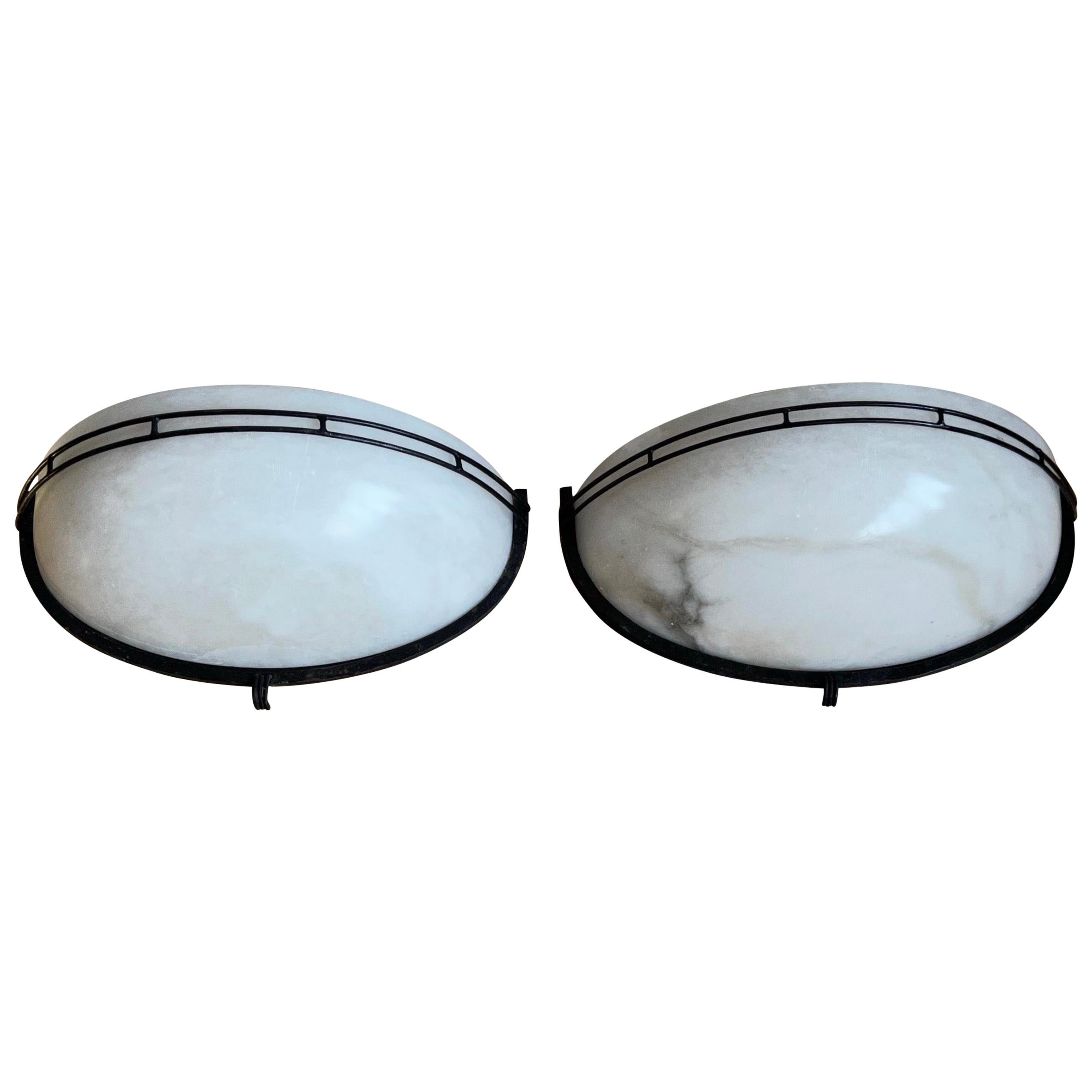 Large French Art Deco Wall Sconces at 1stDibs