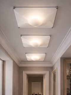 Großes Paar Bolla Decken- oder Wandleuchten von Martinelli, Italien 1960er Jahre