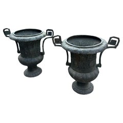 Grande paire de vases en bronze 80 cm
