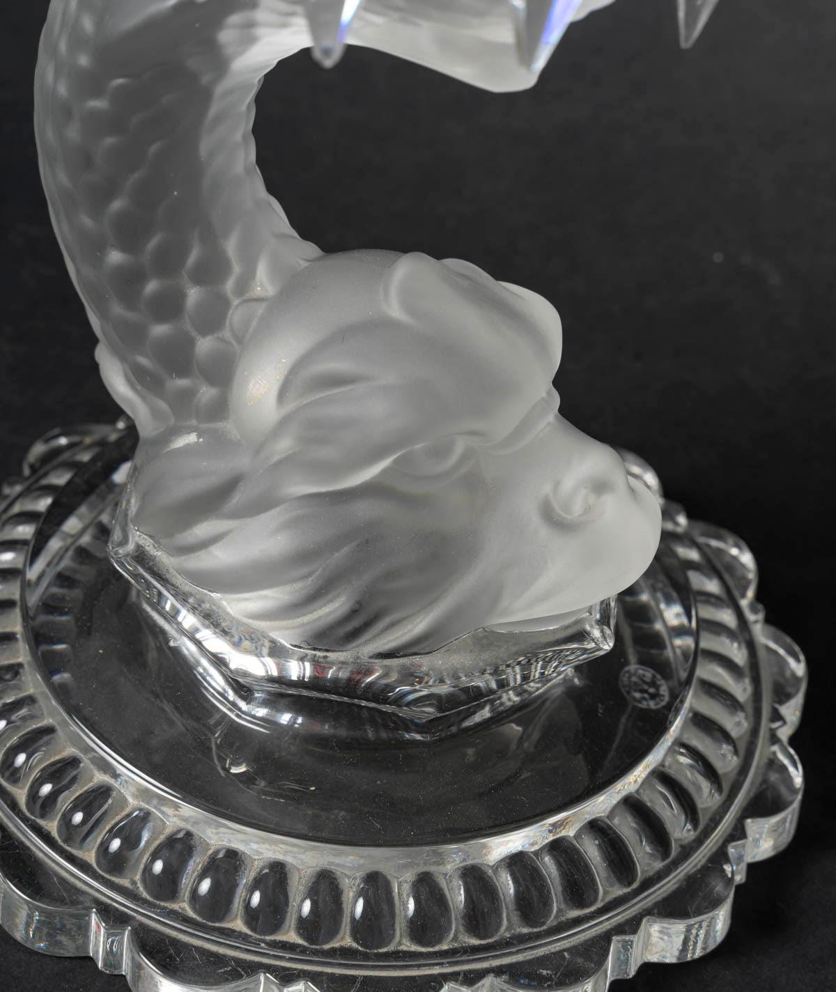 Large Pair of Candelabra and Centrepiece by Baccarat, Napoleon III Style. in vendita 3