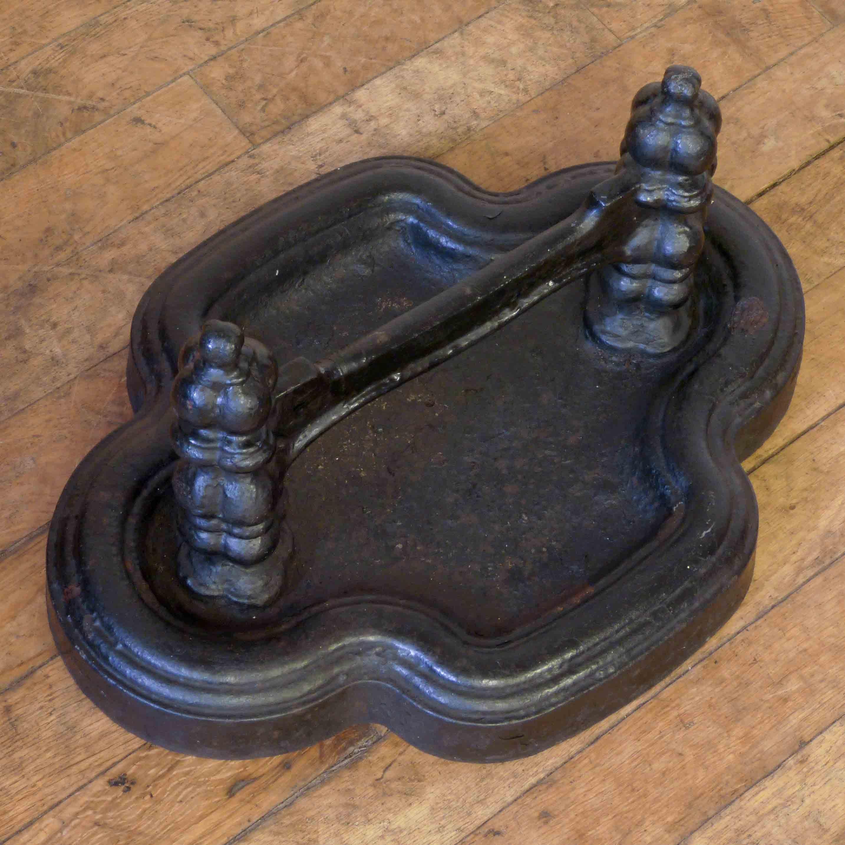 English Large Pair of Cast Iron Boot Scrapers