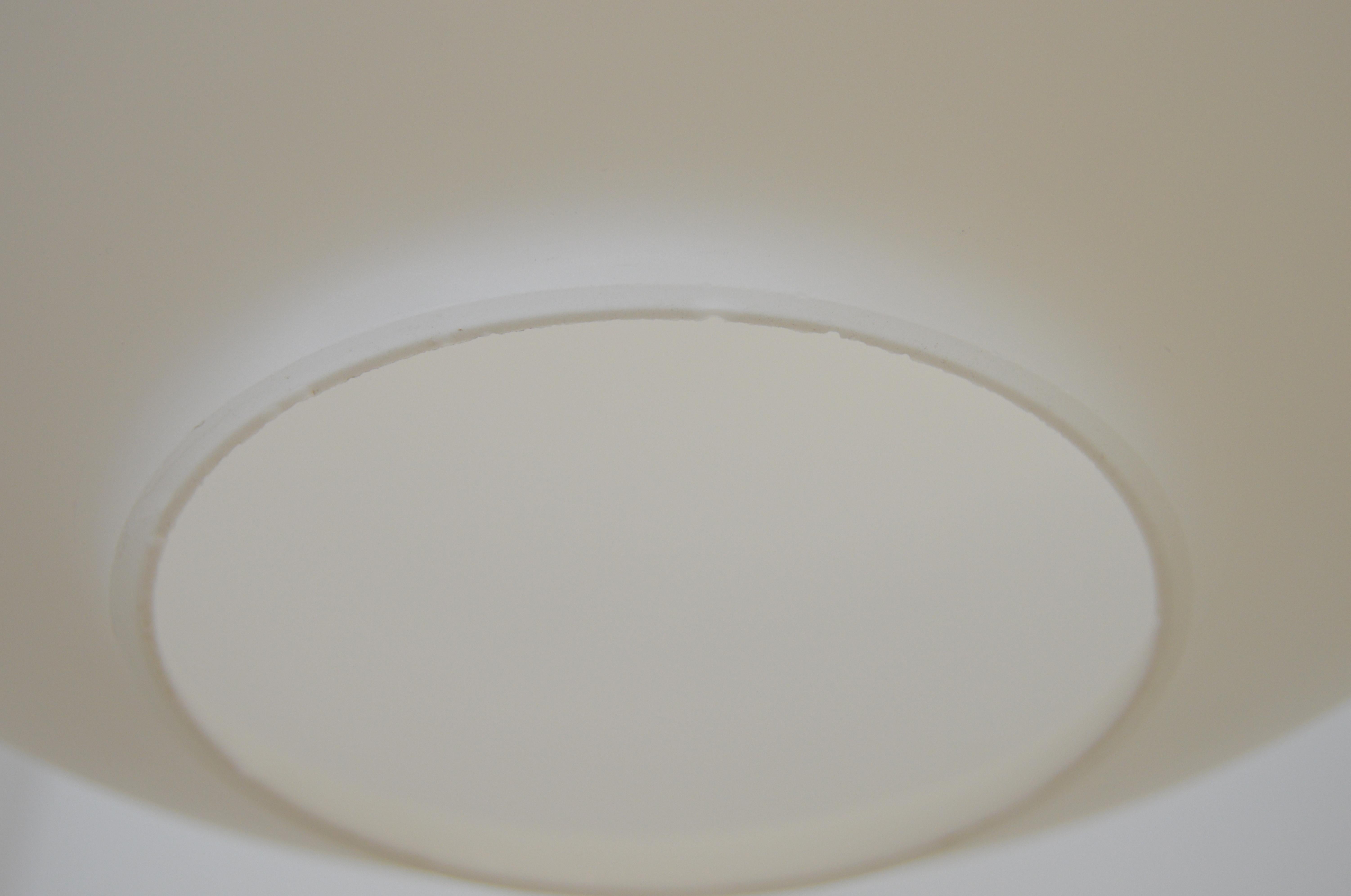 Large Pair of Ceiling Lamps by Carl-Axel Acking with Opal Glass Shades For Sale 2