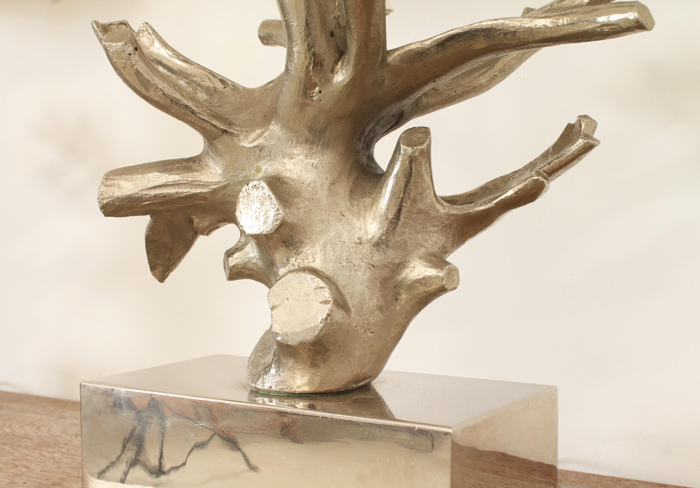 Large Pair of Coral Table Lamps in the Style of Maison Charles, France, 1970's For Sale 1