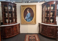 Large Pair of Corner Cabinets