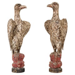 Eagle in Polychrome Wood, Germany, End of 19th Century - One available