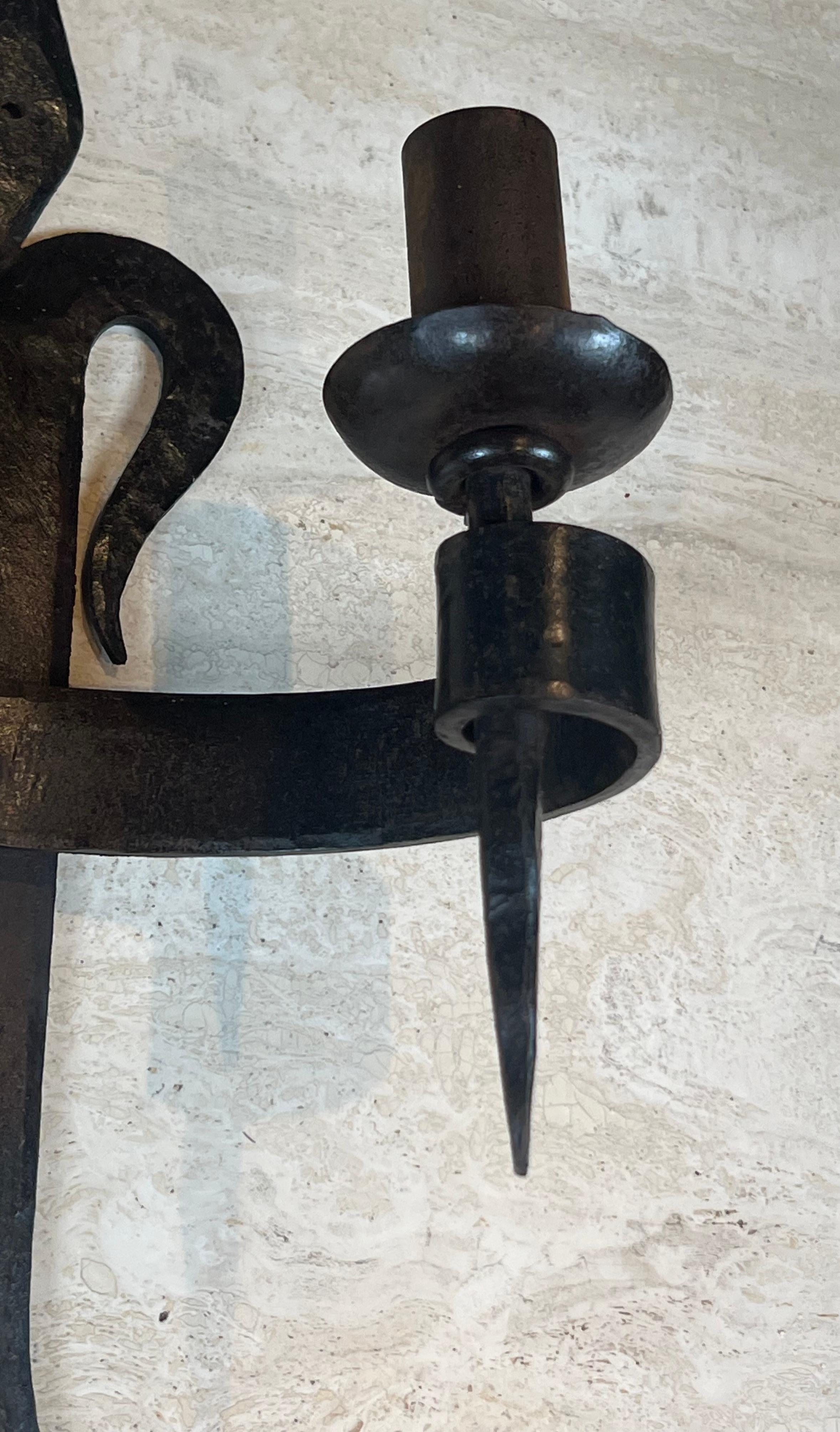 Grande paire d'appliques 