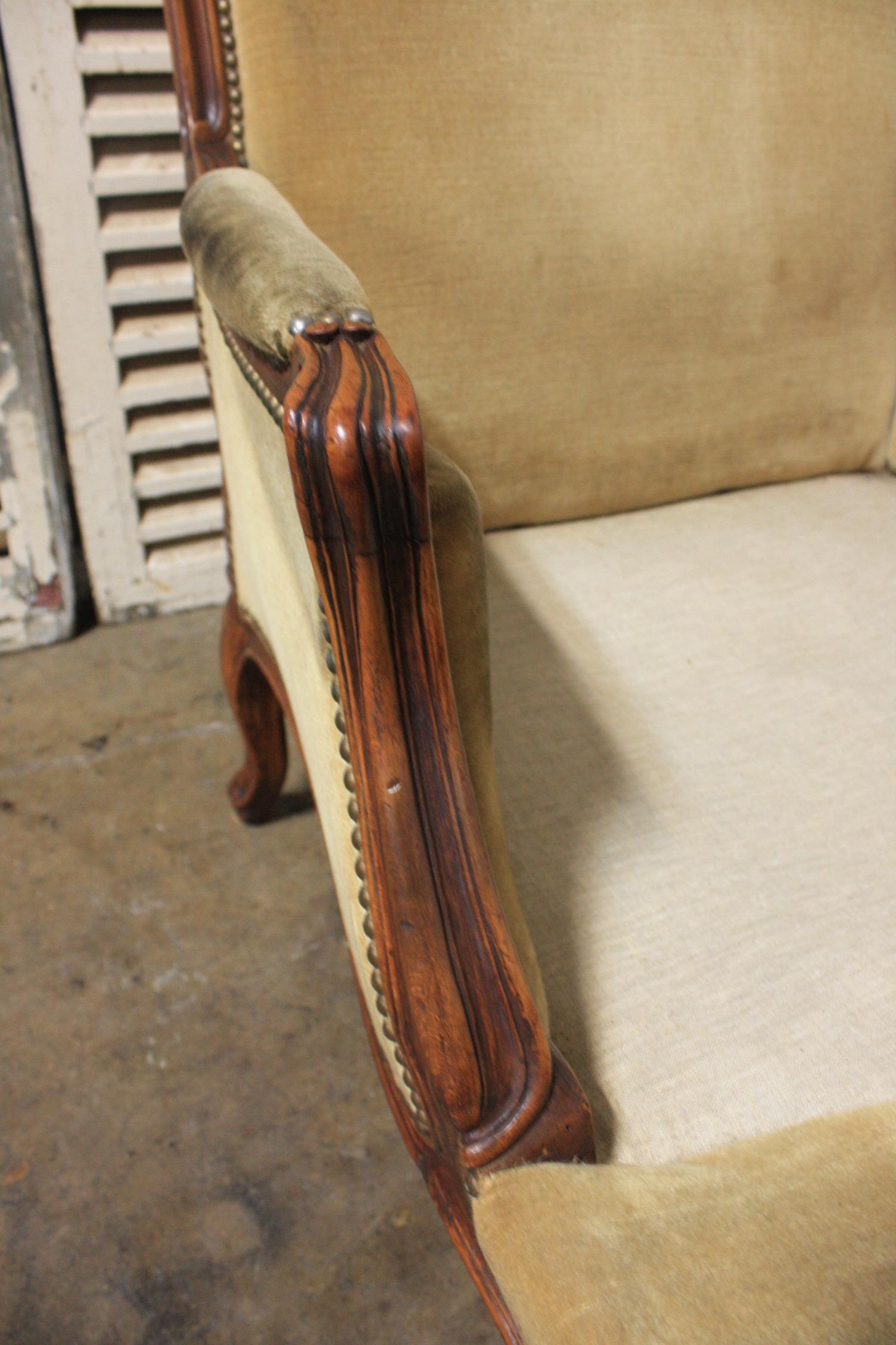 Large Pair of French 19th Century Bergere Chairs at 1stDibs bergere