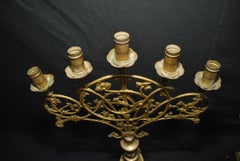 Large pair of french  Late 19 th Century candelabra