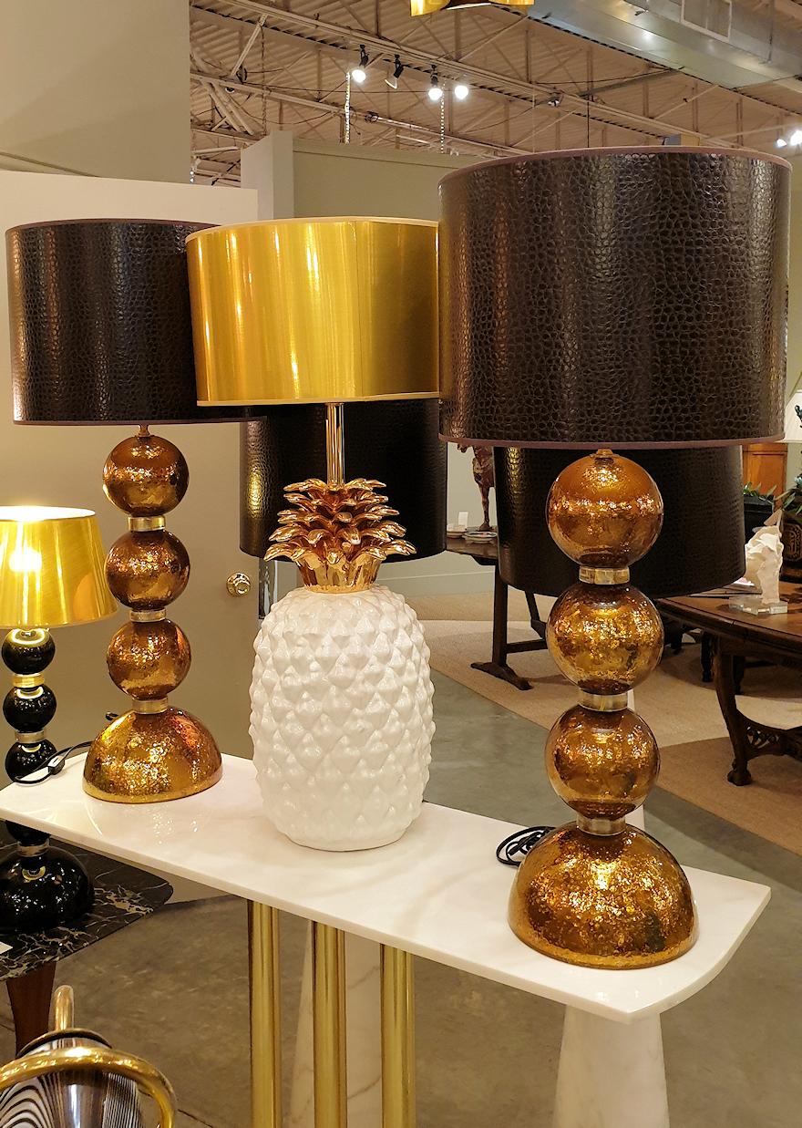 large gold table lamps