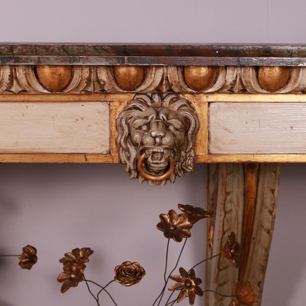 19th Century Large Pair of Italian Console Tables