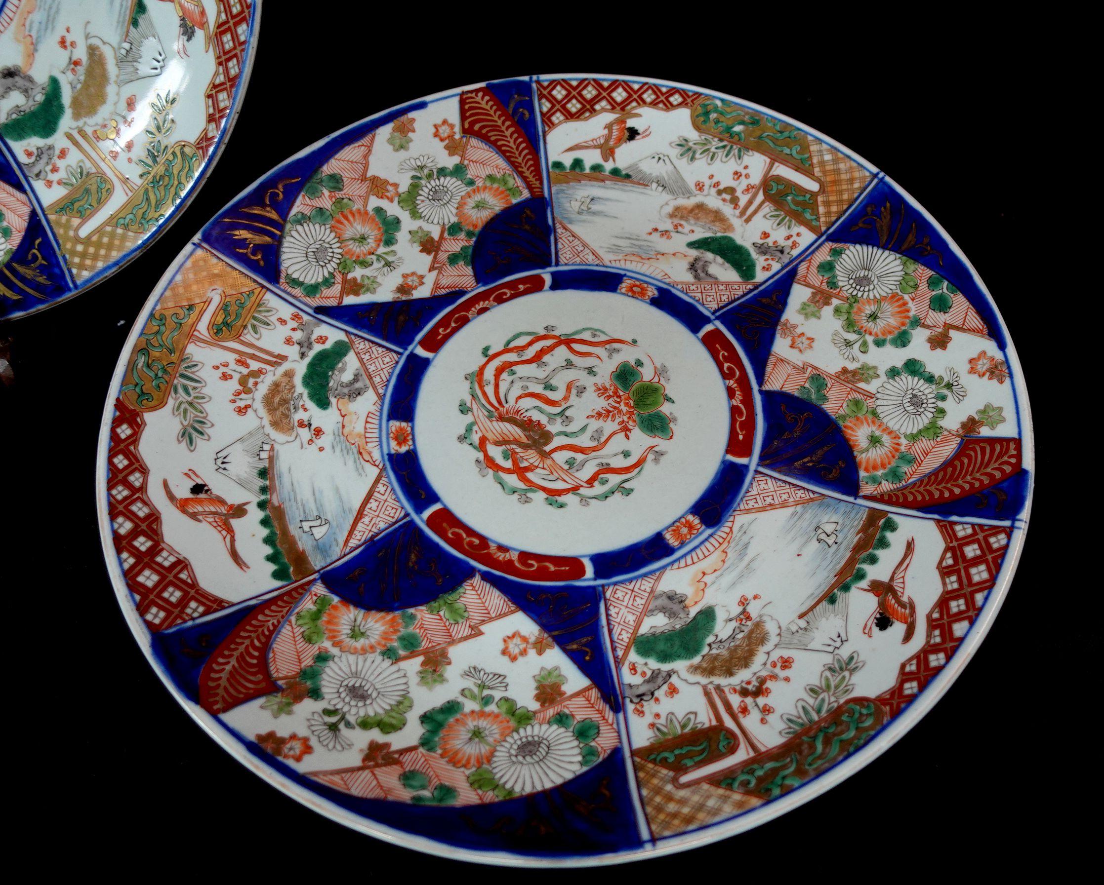 Large Pair of Japanese Imari Chargers, 19th Century, RIc 053 For Sale 5
