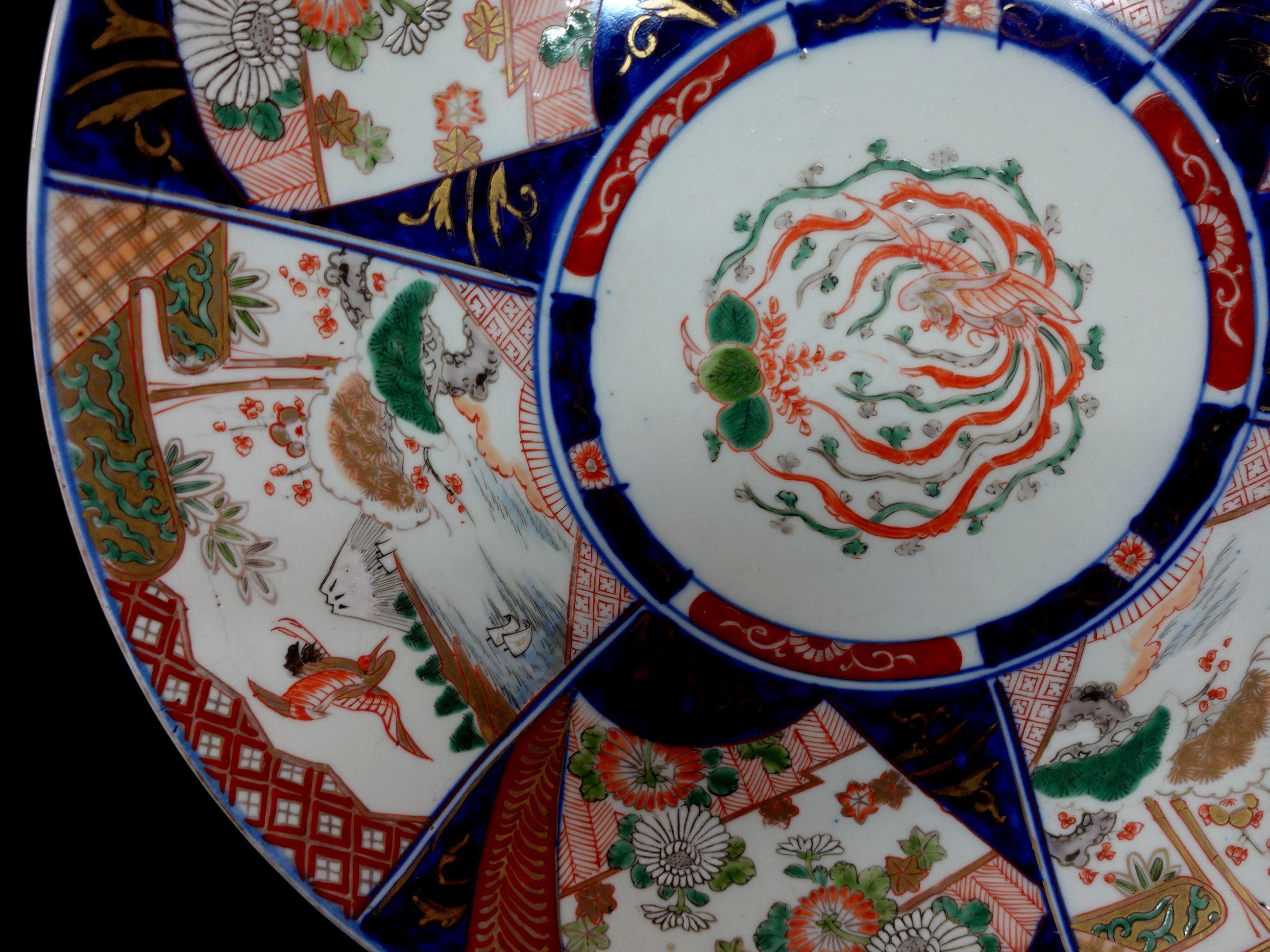 Large Pair of Japanese Imari Chargers, 19th Century, RIc 053 For Sale 2