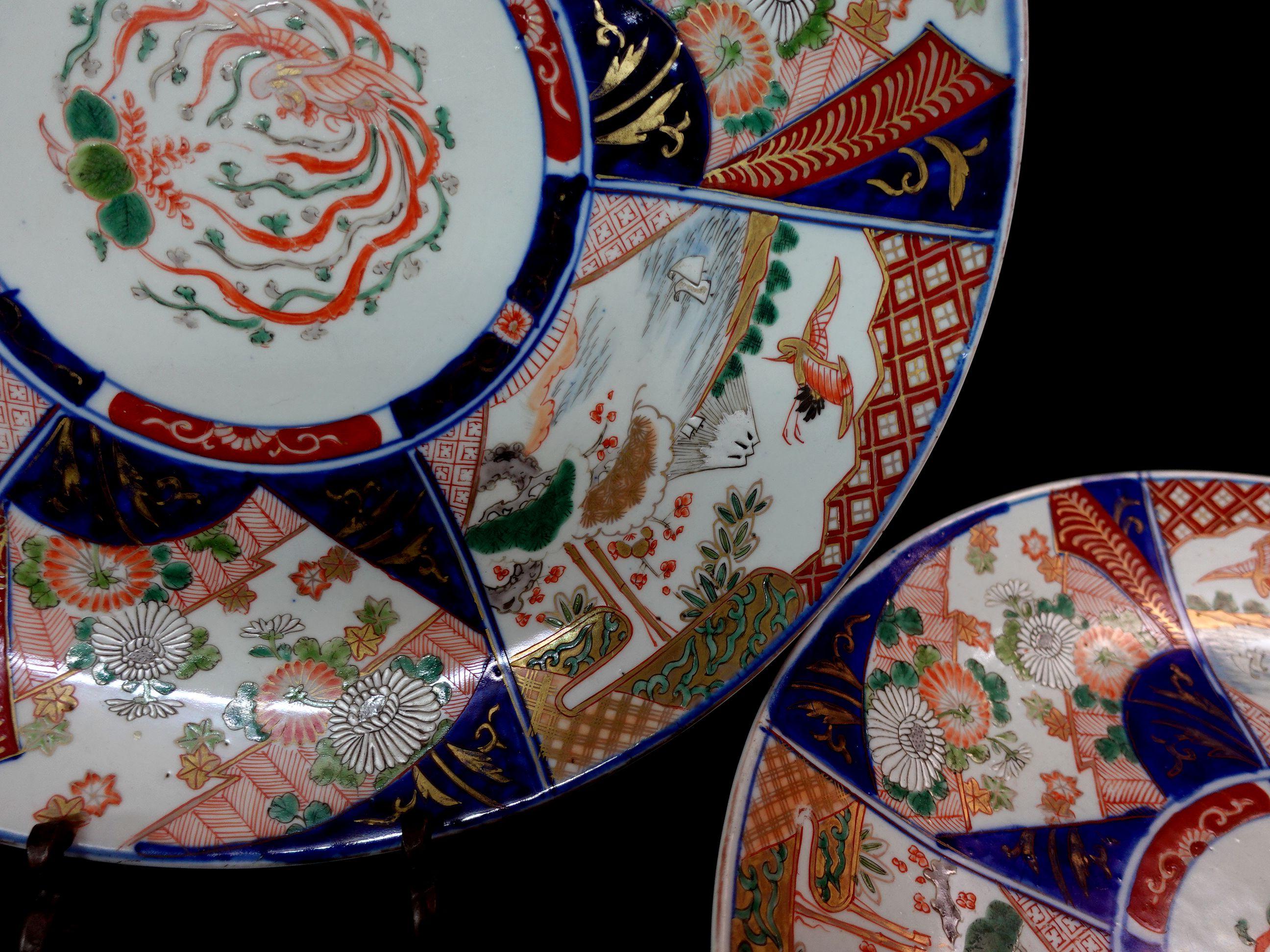Large Pair of Japanese Imari Chargers, 19th Century, RIc 053 For Sale 4