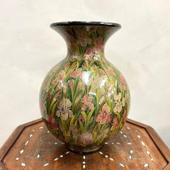 Large pair of Kashmir Papier Mâché Vases