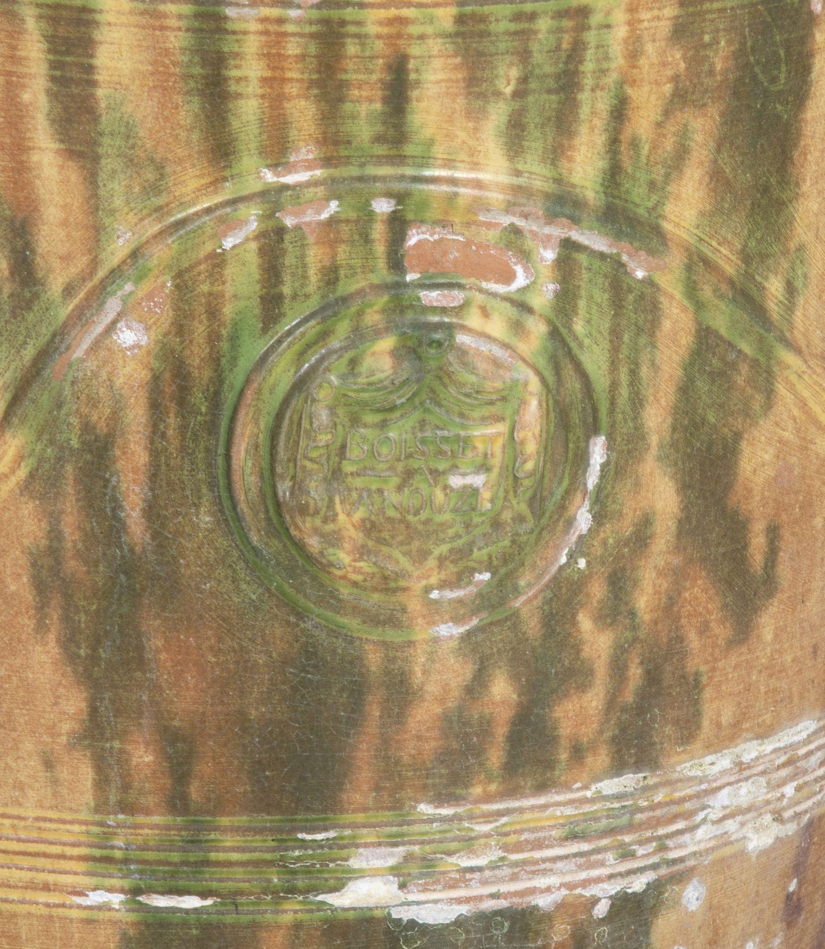 Large Pair of Late 19th Century Boisset Anduze Terracotta Planters For Sale 1