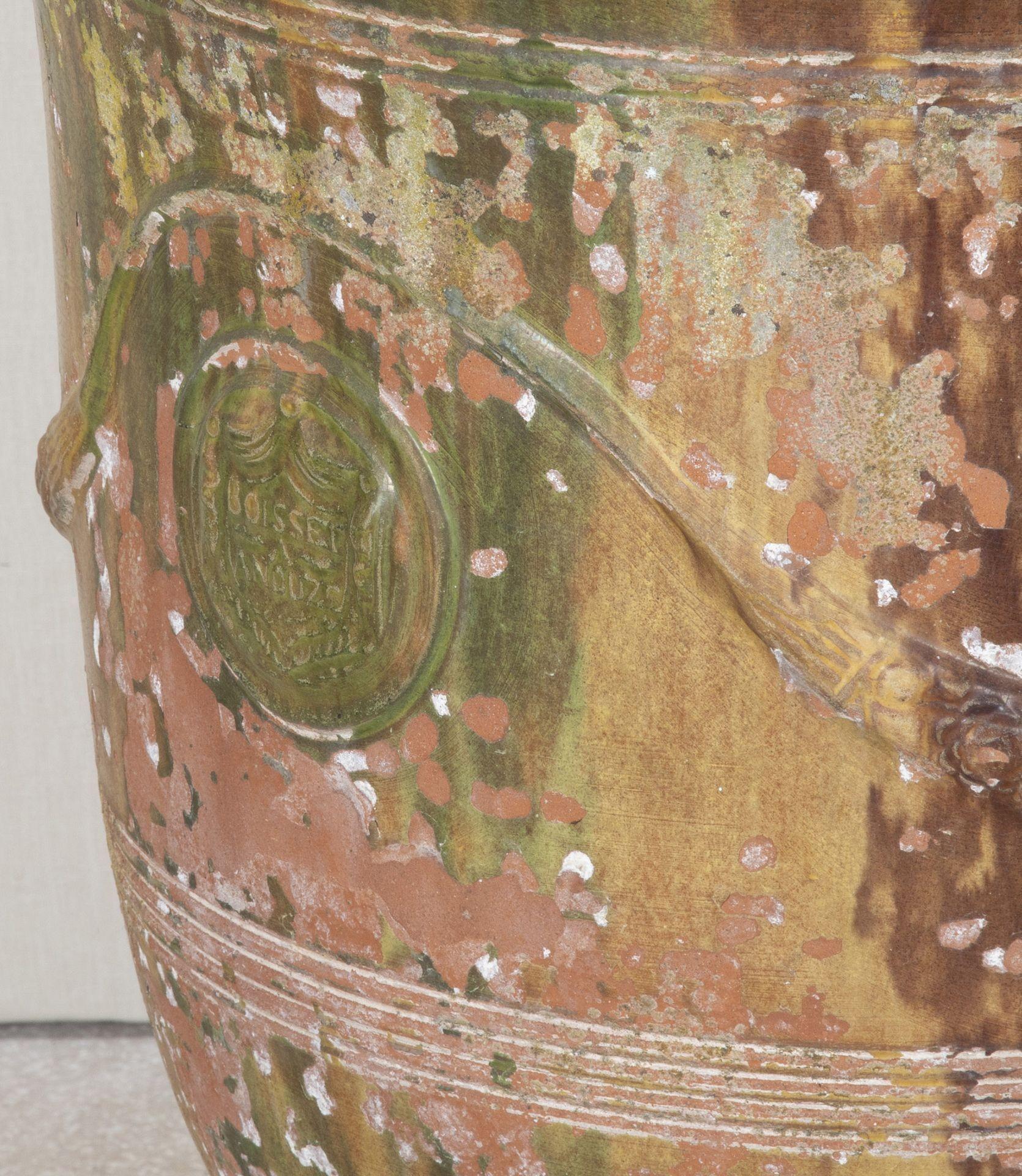 Large Pair of Late 19th Century Boisset Anduze Terracotta Planters For Sale 3