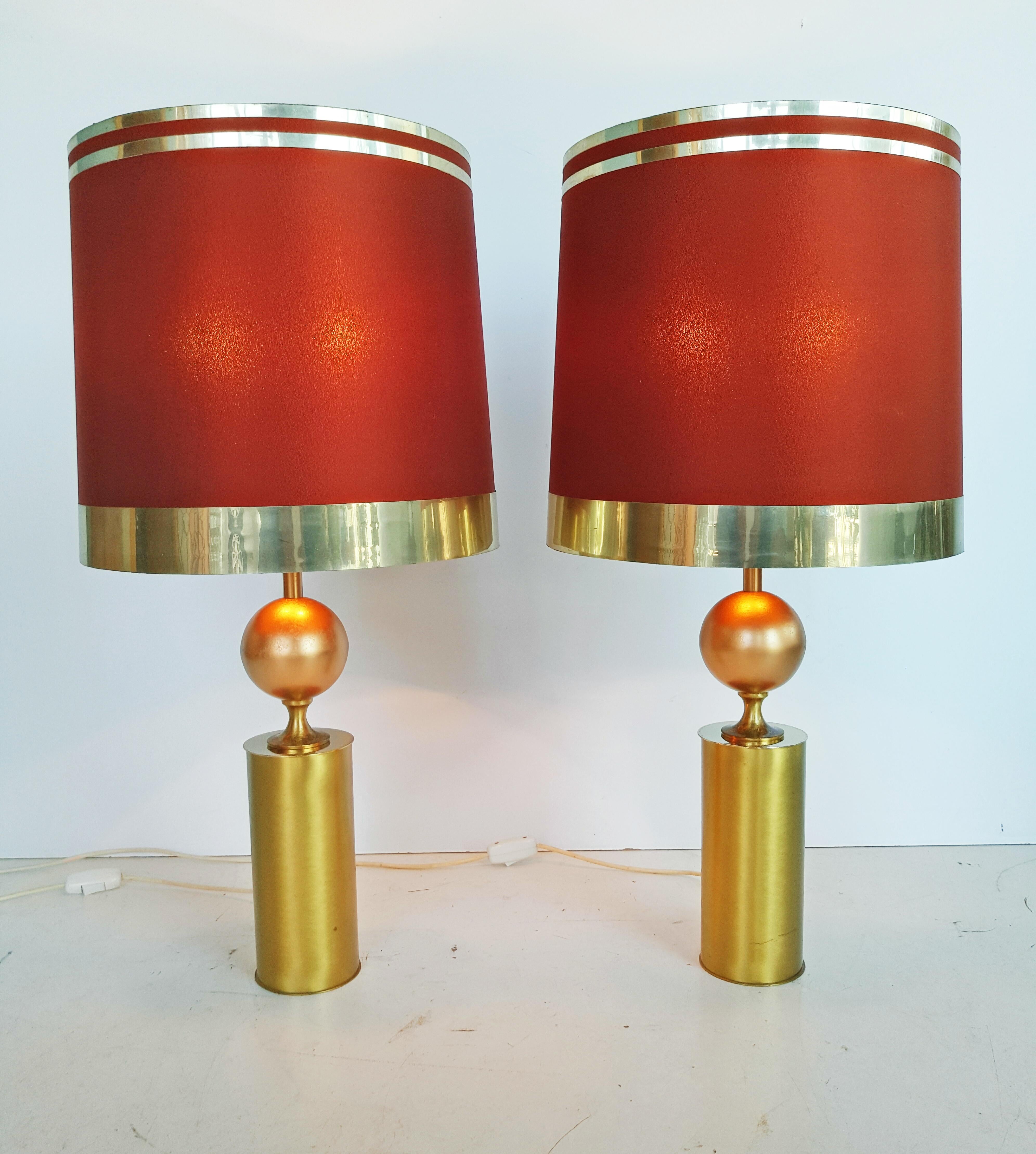 20th Century Large Pair of Lyma Table Lamps, Spain, 1970 For Sale