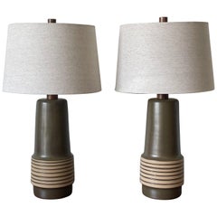 Large Pair of Martz Lamps by Jane and Gordon Martz