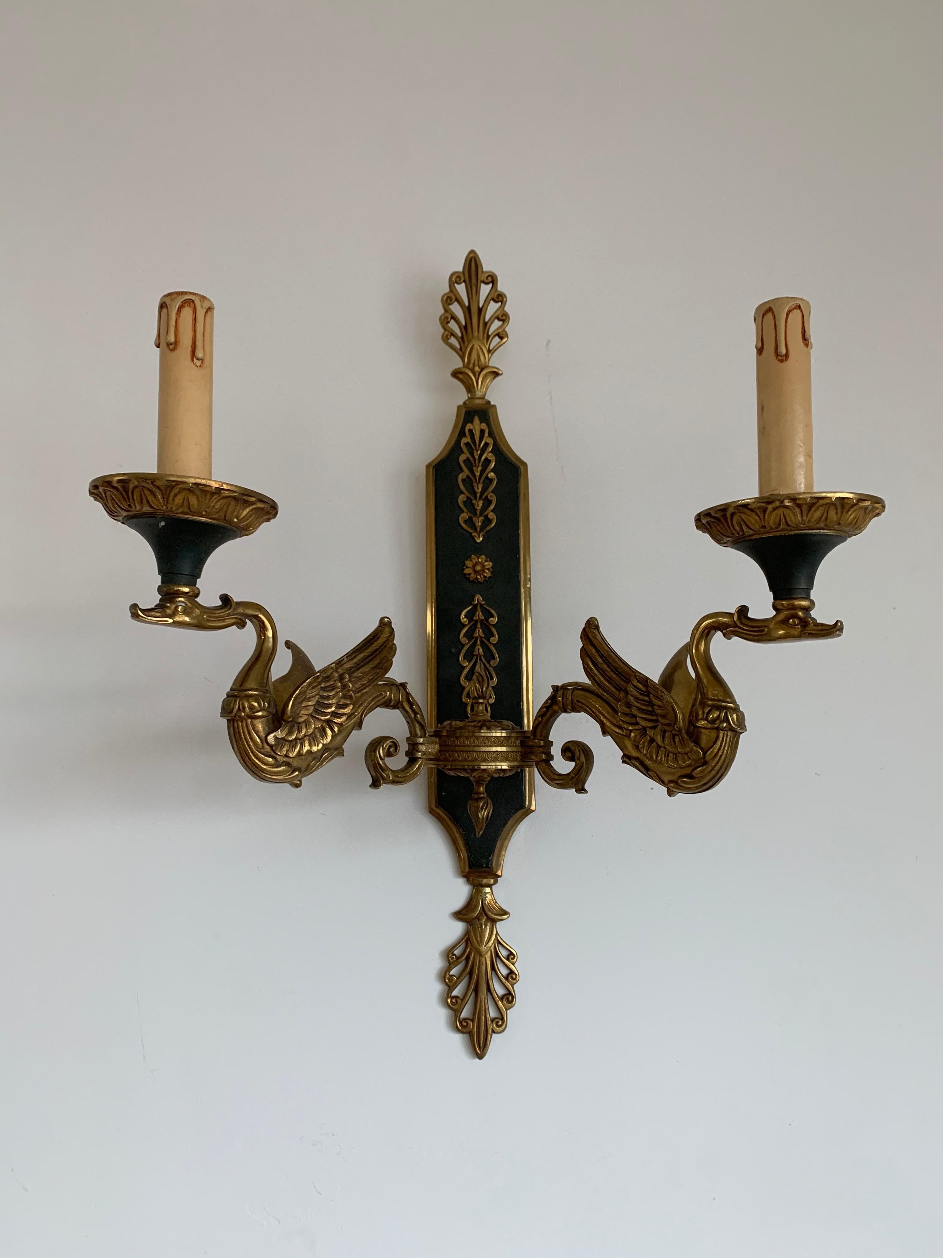 swan sconce