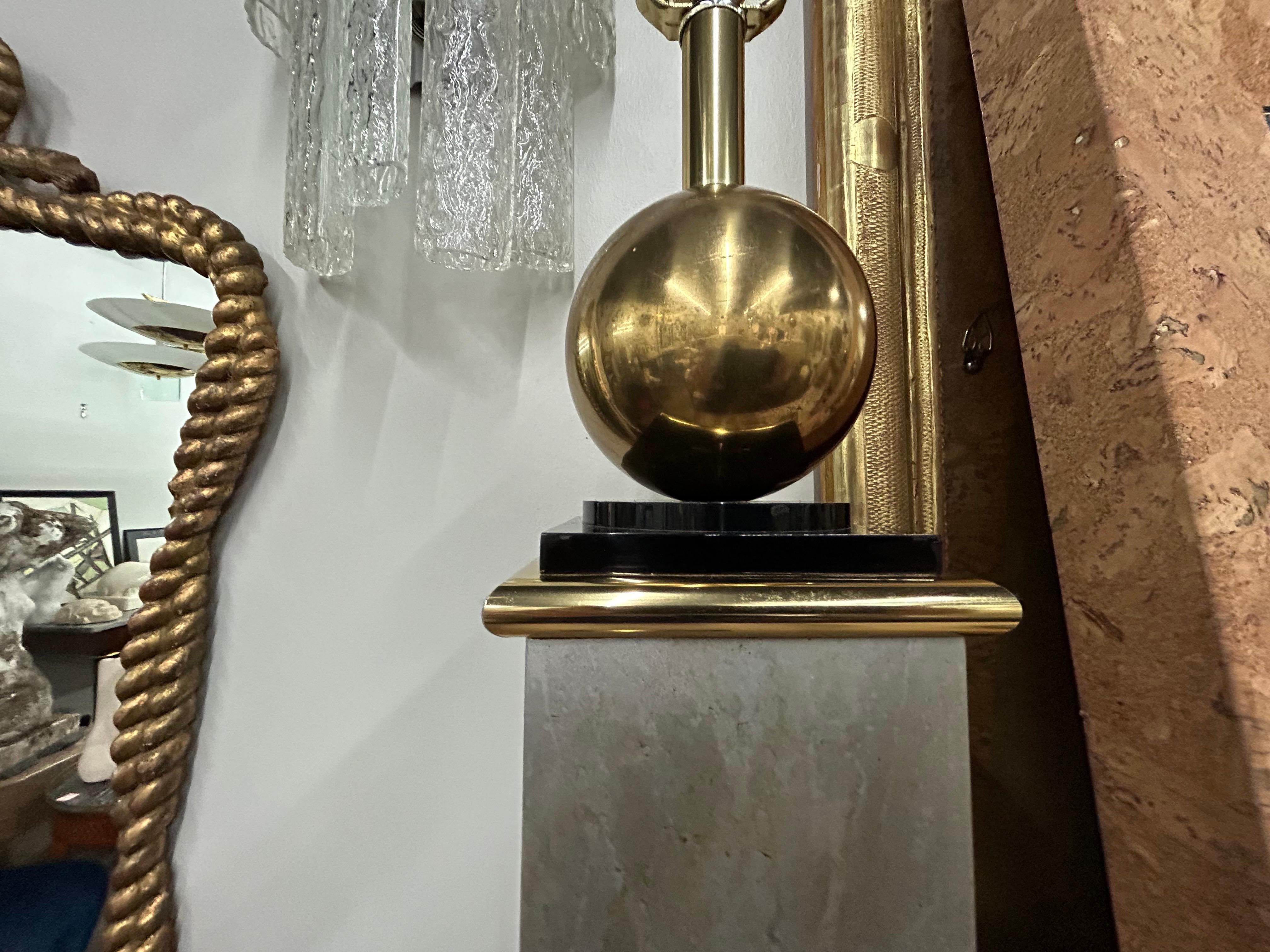 Late 20th Century Large Pair Of Modernist Table Lamps For Sale