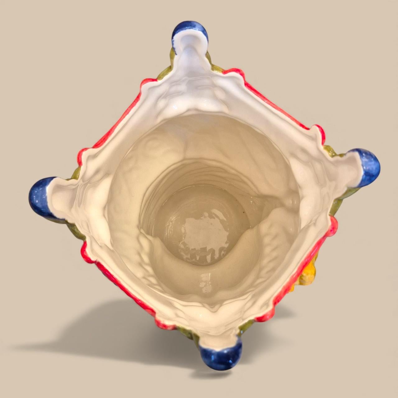 Large Pair of Moorish Heads in Italian Ceramic, Italy, Circa 1990 im Angebot 6