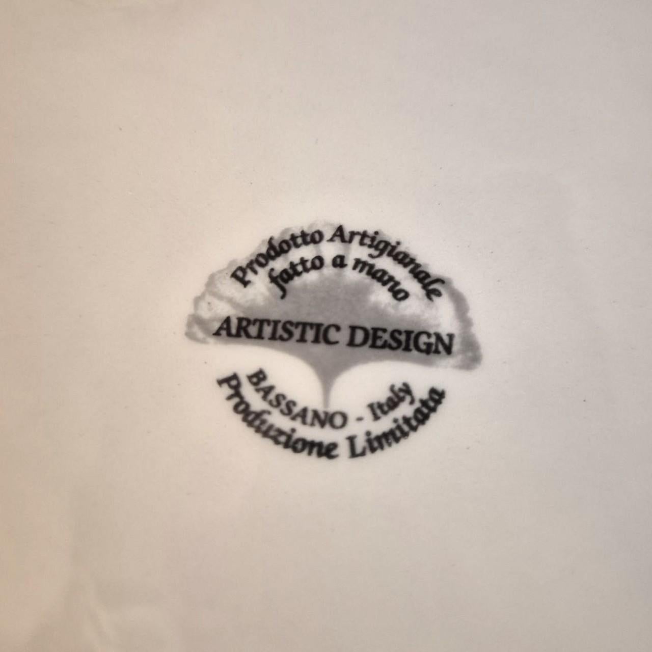 Large Pair of Moorish Heads in Italian Ceramic, Italy, Circa 1990 im Angebot 8