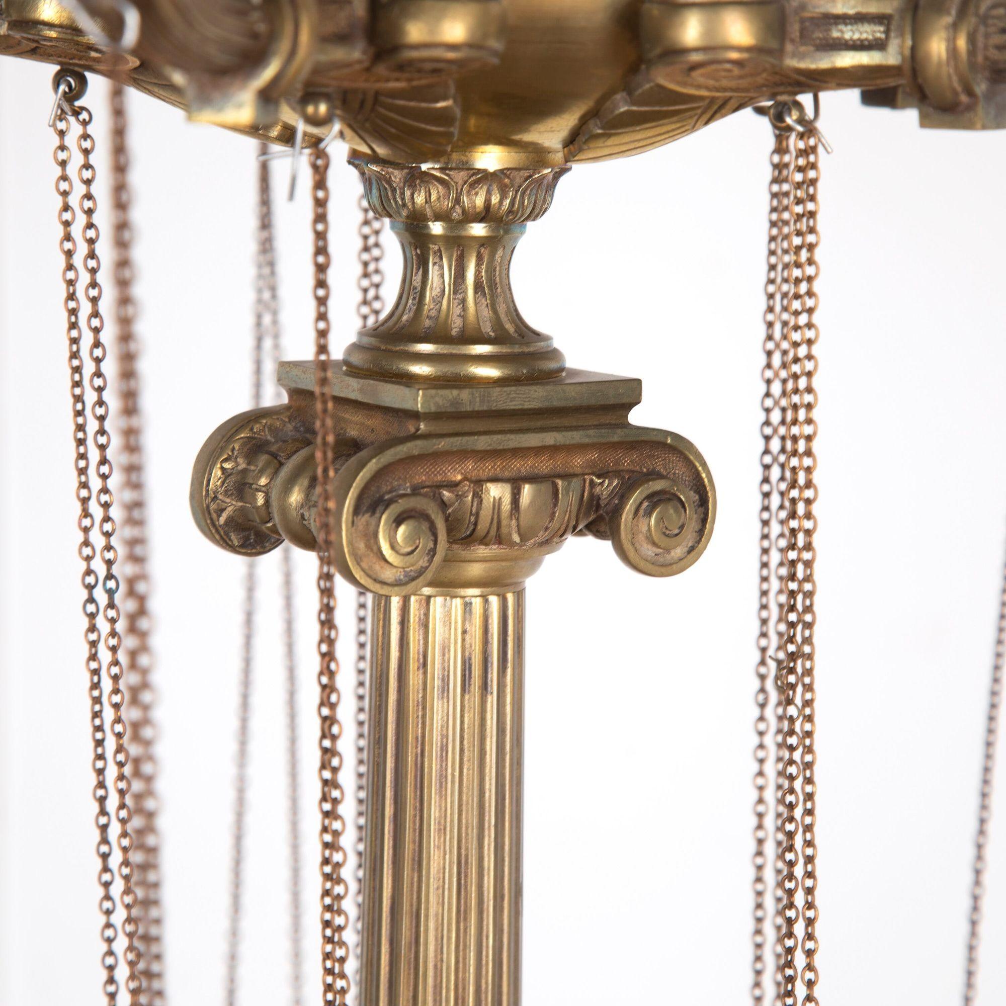English Large Pair of Neoclassical Candelabras