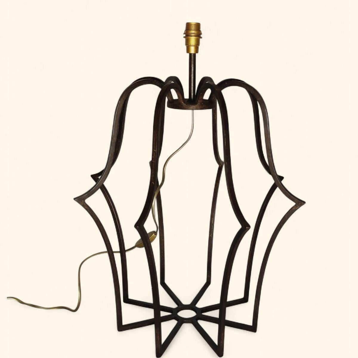 Francese Grande coppia di lampade a 