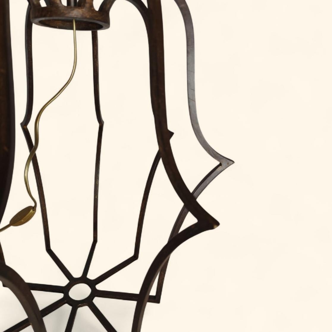 Fine XX secolo Grande coppia di lampade a 