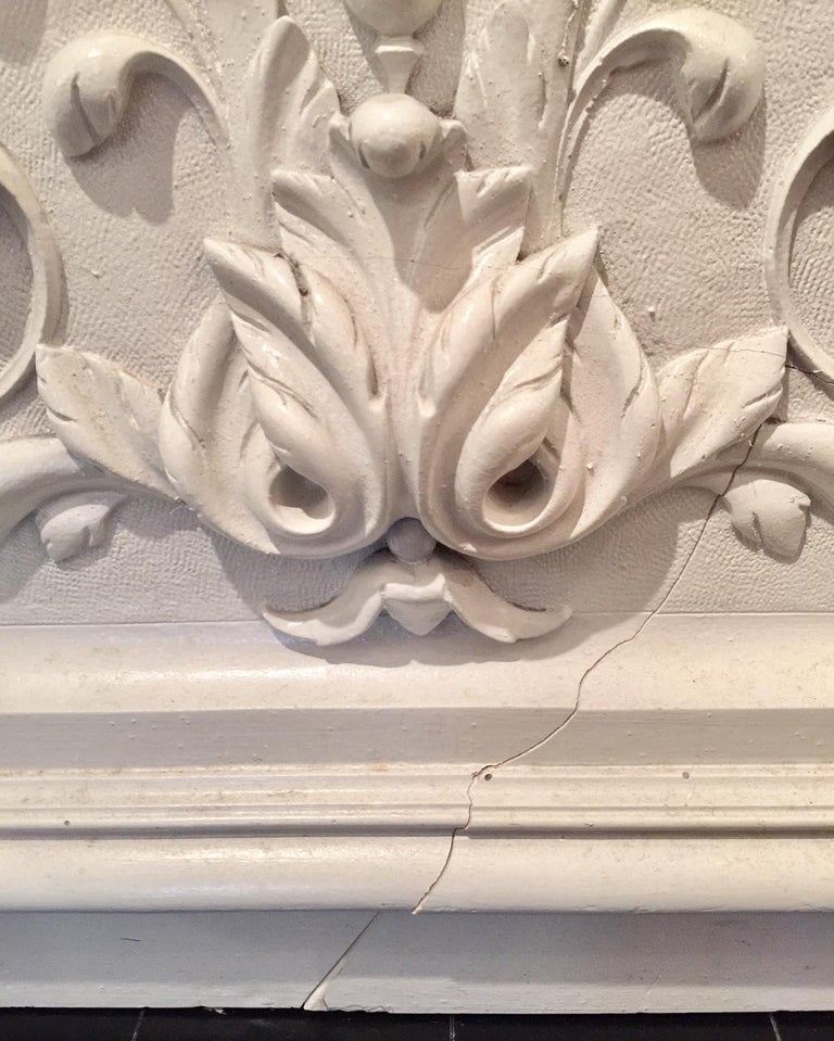 Large Pair of Plaster Decorative Wall Plaques, Bas Relief at 1stDibs