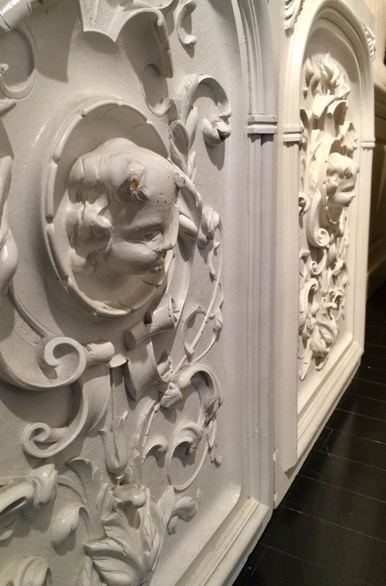 Large Pair of Plaster Decorative Wall Plaques, Bas Relief at 1stDibs plaster wall plaques