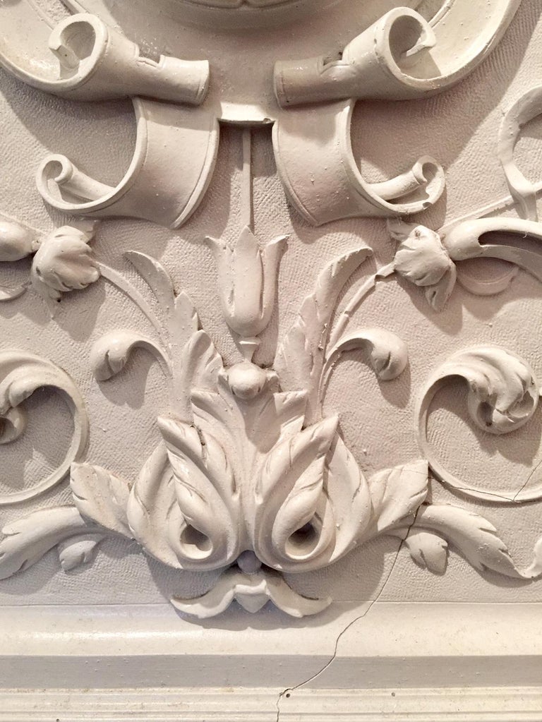 Large Pair of Plaster Decorative Wall Plaques, Bas Relief at 1stDibs