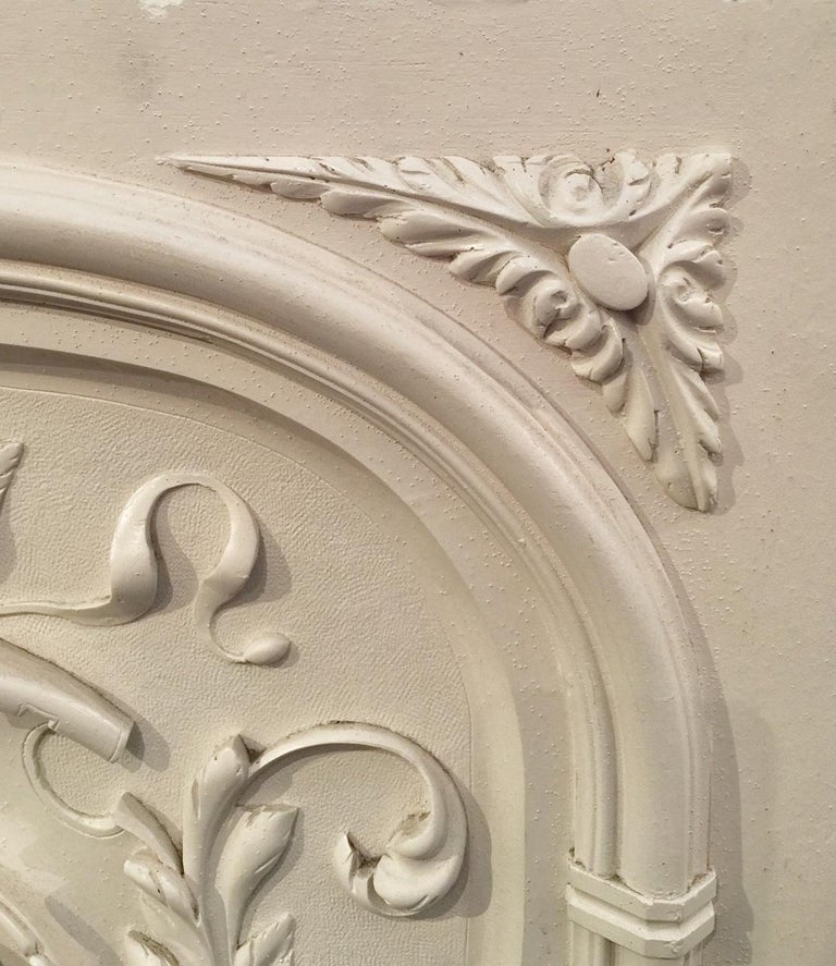 Large Pair of Plaster Decorative Wall Plaques, Bas Relief at 1stDibs
