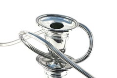 Large Pair of Quality Antique Silver Plated Candelabras
