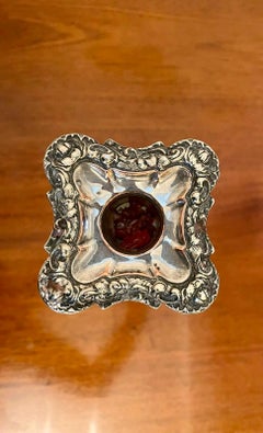 Large Pair of Quality Antique Victorian Sheffield Plated Ornate Candlesticks