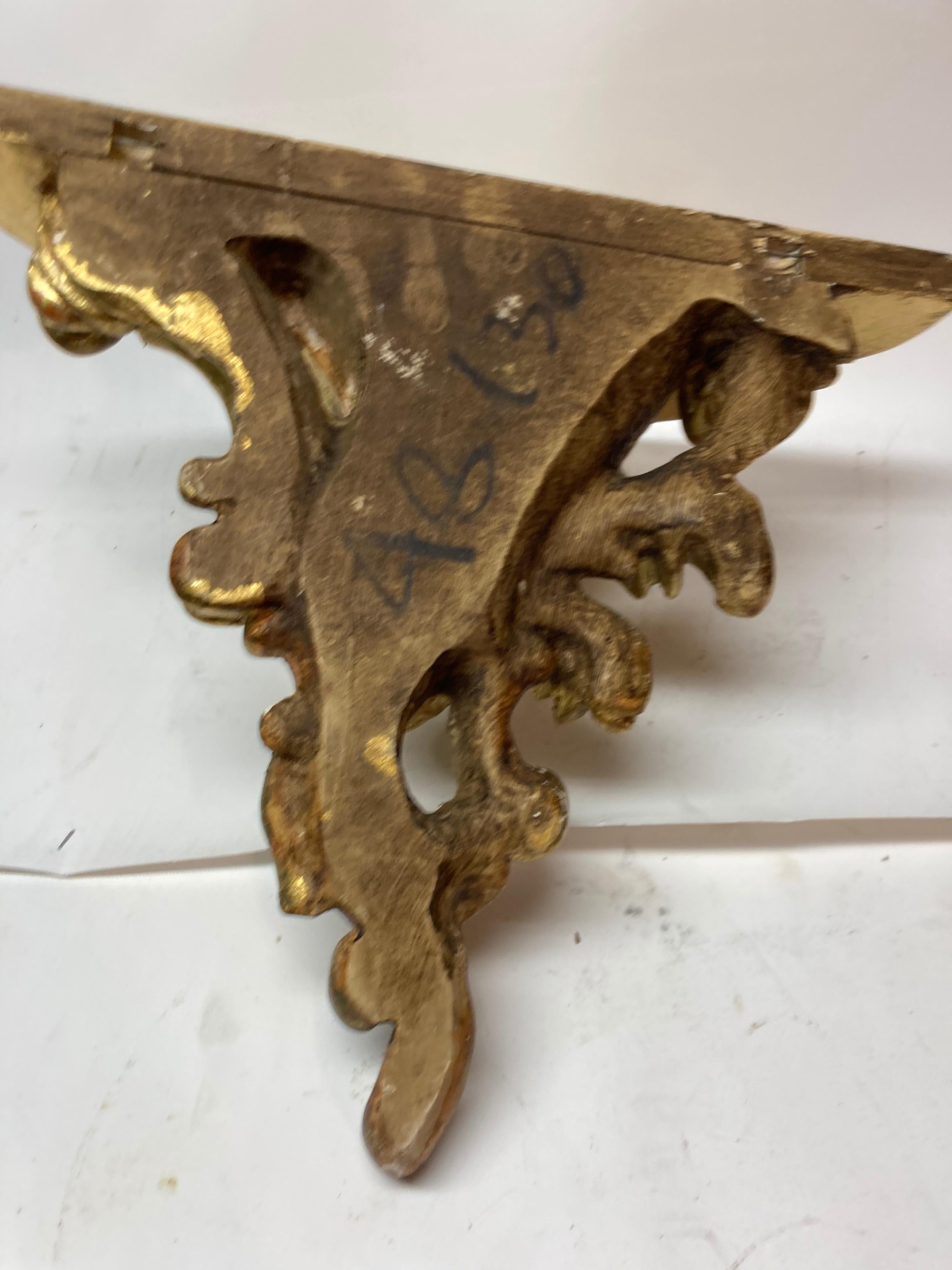 Large Pair of Rococo Style Brackets For Sale 1