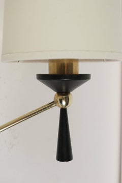 Large Pair of Sconce with Ring by Maison Arlus, 1950