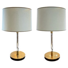 Vintage Large Pair of Spanish Midcentury Table Lamps