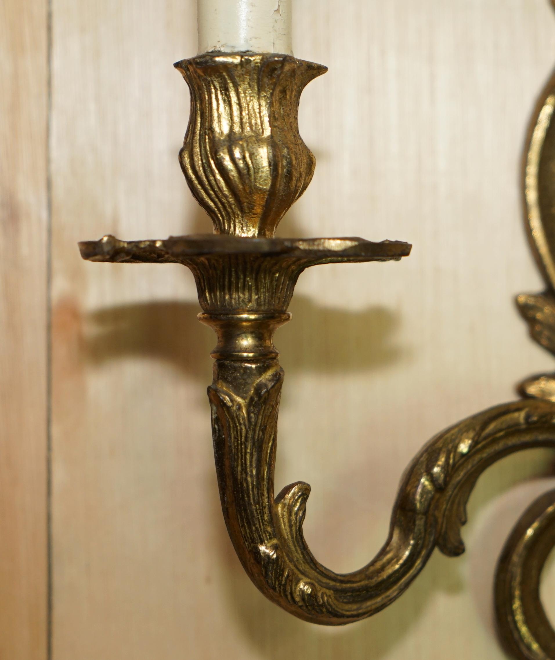Grande paire d'étonnantes lampes à baldaquin françaises antiques des années 1920 Bon état - En vente à West Sussex, Pulborough