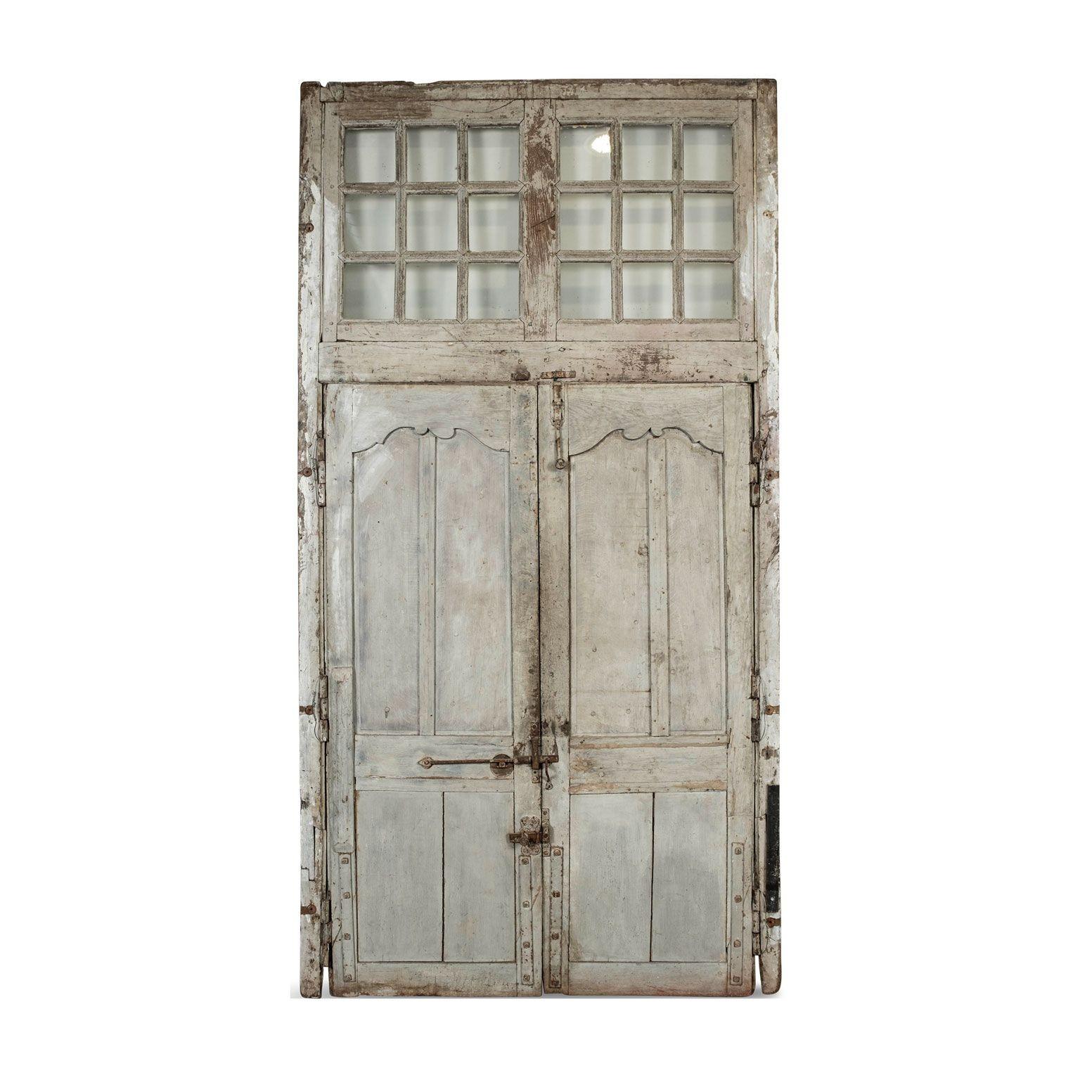 Large Pair of Transomed Louis XV Doors For Sale 5
