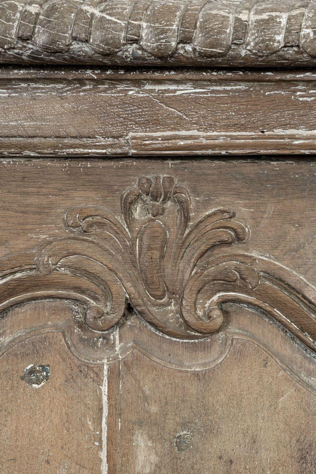 Hand-Carved Large Pair of Transomed Louis XV Doors For Sale