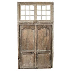 Large Pair of Transomed Louis XV Doors