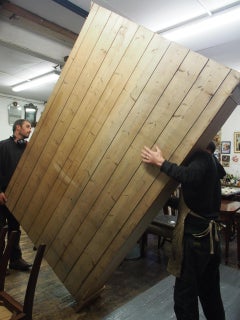 Large Pair of Victorian Pitch Pine Open Bookcases