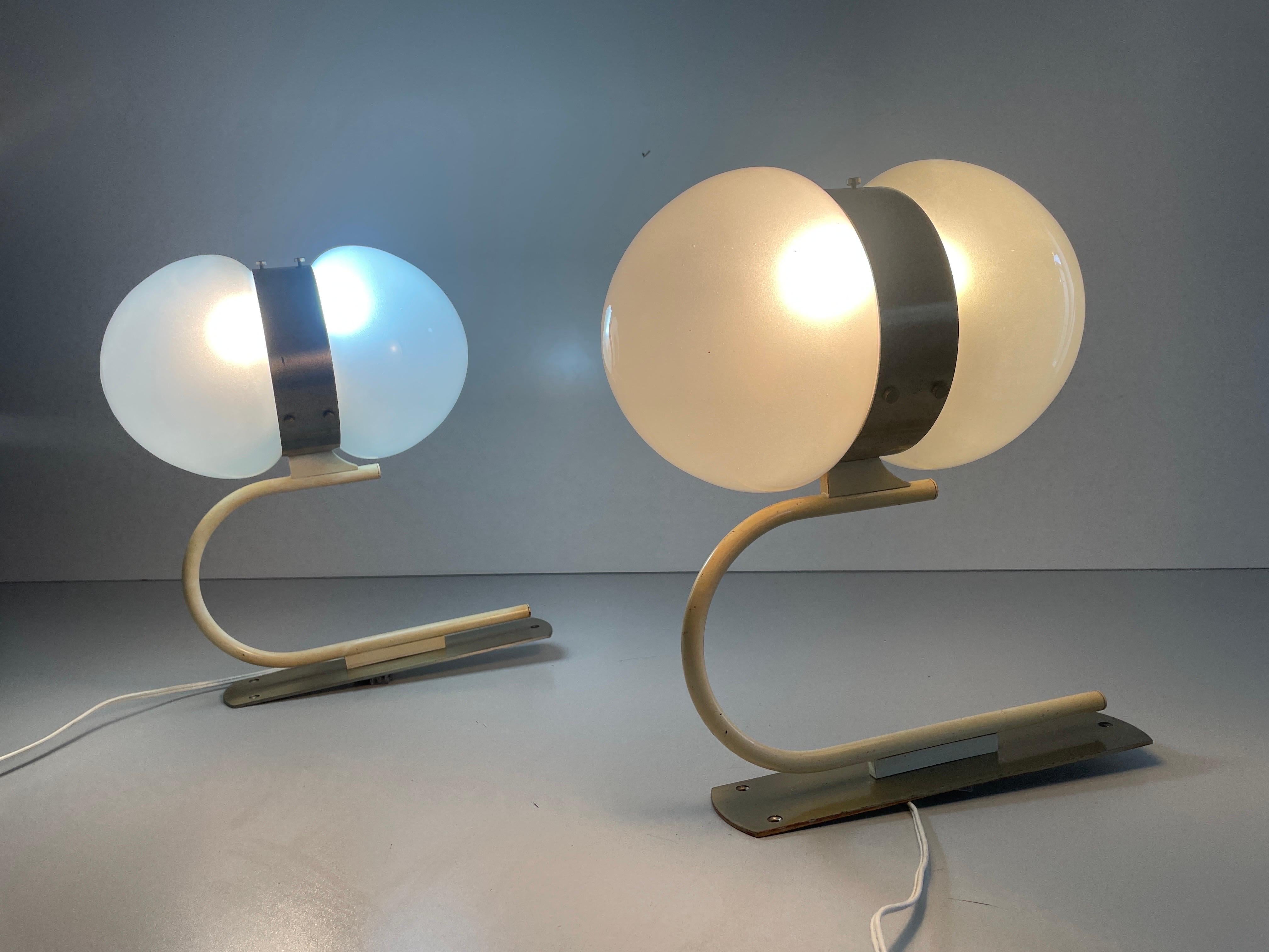 Large Pair of Wall Lamps by Sergio Mazza for Artemide, 1960s, Italy For Sale 4