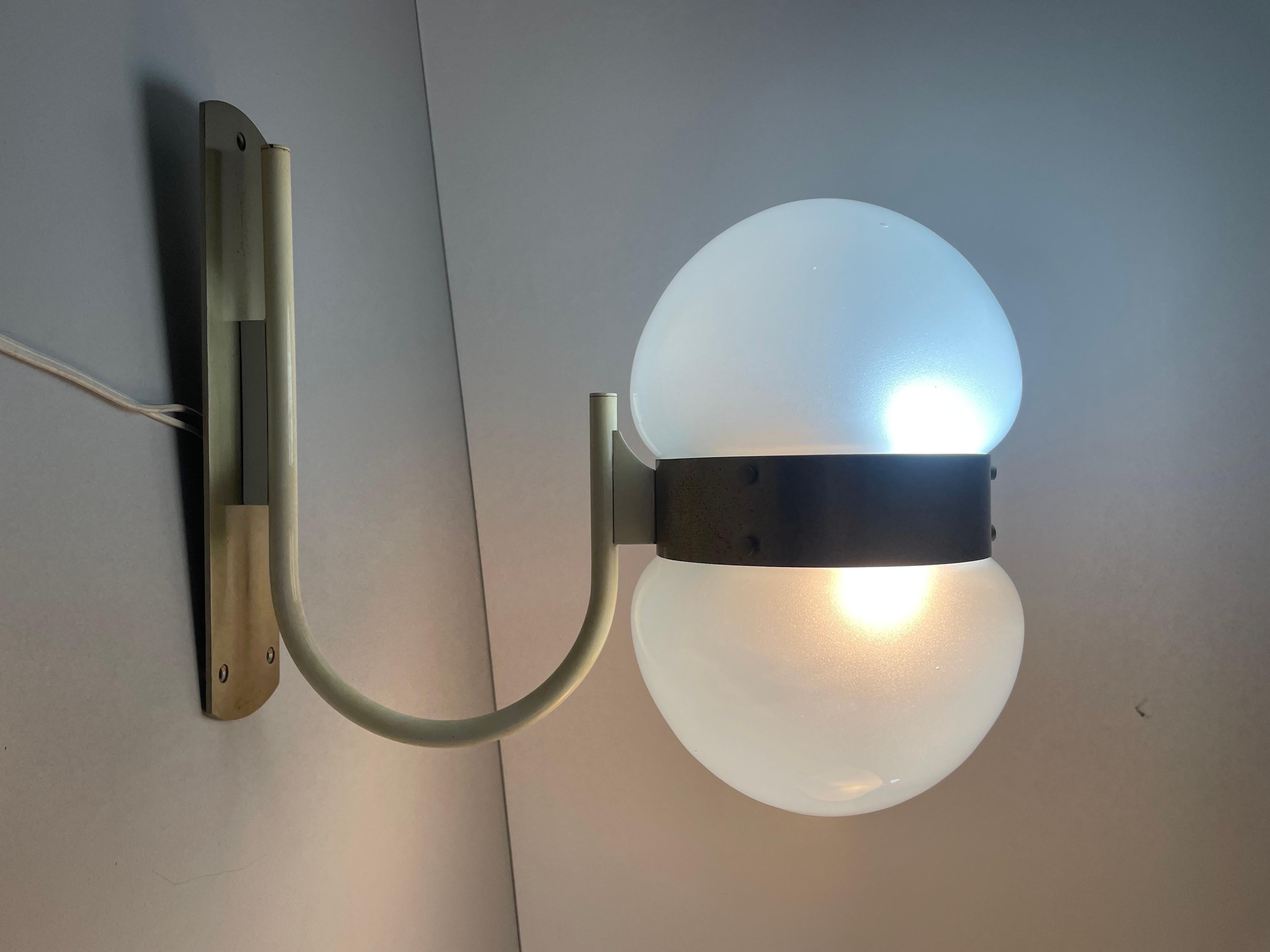 Large Pair of Wall Lamps by Sergio Mazza for Artemide, 1960s, Italy For Sale 7