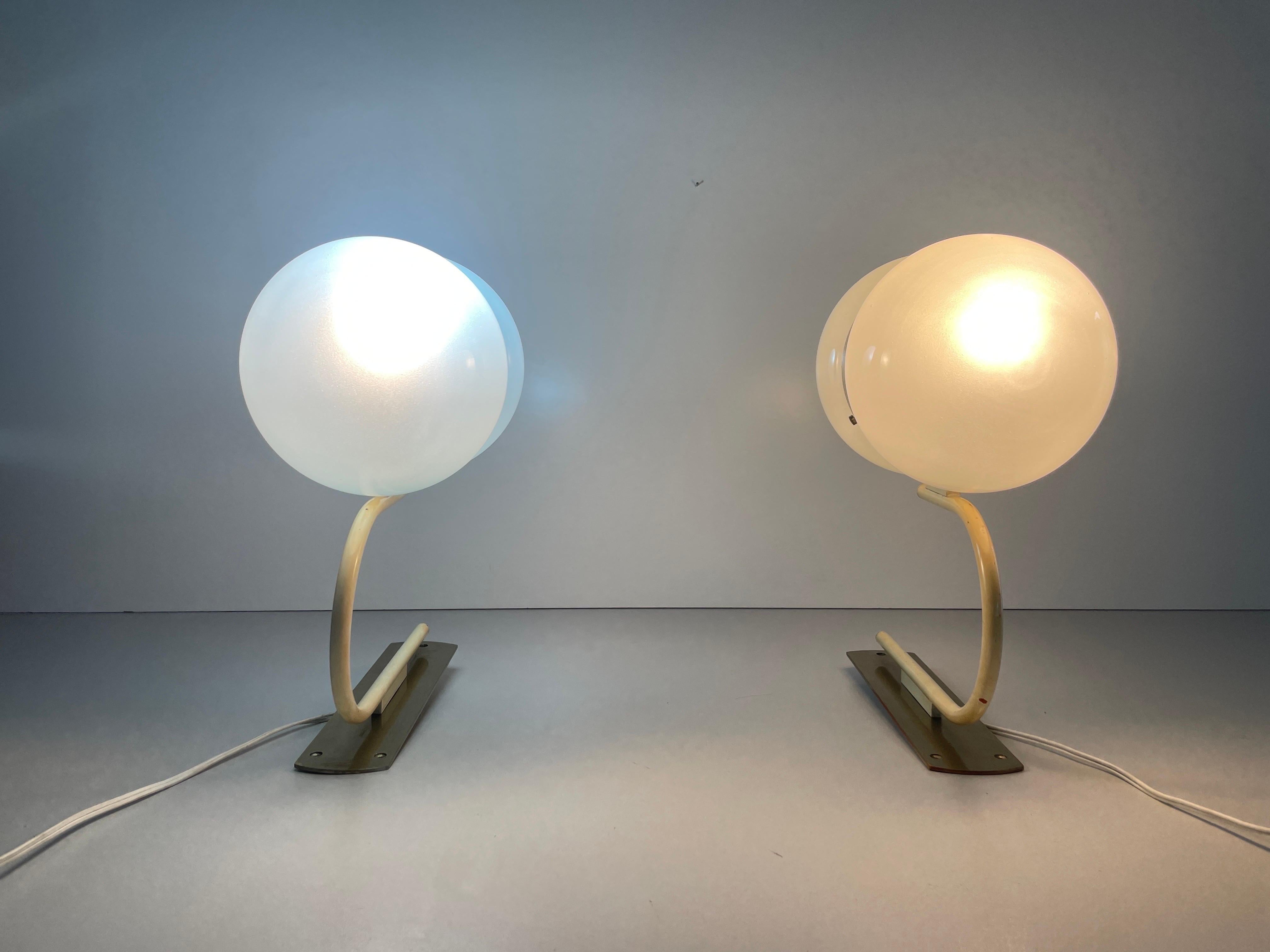 Large Pair of Wall Lamps by Sergio Mazza for Artemide, 1960s, Italy For Sale 10